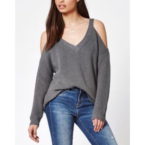 Pacsun cold shoulder chunky sweater - Picture 5 of 7